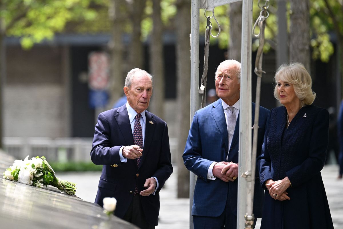 König Charles III. und seine Frau Camilla gedenken der Opfer des 11. September