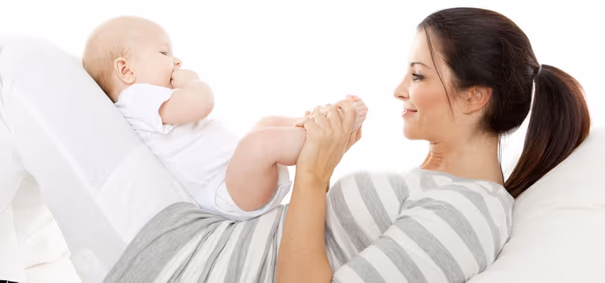 Formen der Babymassage