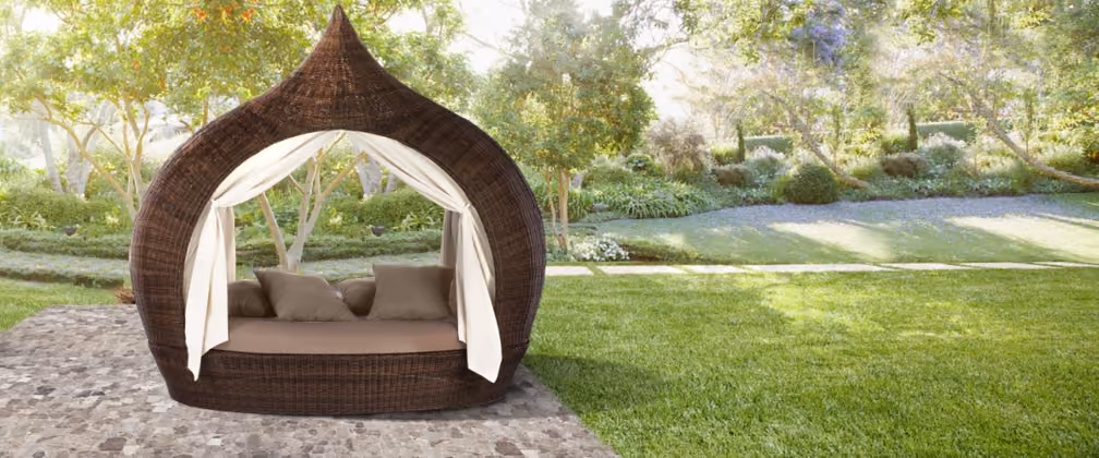 Ein Eyecatcher von Domus Ventures, der jedem Garten gut steht.