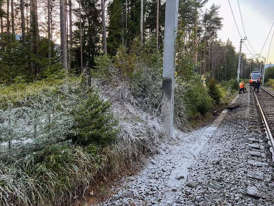 Böschungsbrand, Evakuierung der Insassen zweier Züge in Seefeld, Bezirk Innsbruck-LandAm 09.09.2023, gegen 17:50 Uhr, beschädigte ein Zug der ÖBB auf der Bahnstrecke zwischen Reith und Seefeld die Oberleitung.  Aufgrund der Beschädigung der Oberleitung dürften Splitter in den Bereich der Böschung geschleudert worden sein, weshalb eine Glimmbrand entstanden ist. Durch die beschädigte Oberleitung kam der Zug zum Stillstand. Zur gleichen Zeit kam ein anderer Zug aufgrund der Beschädigung der Oberleitung auf der Bahnstrecke, kurz vor dem Gemeindegebiet Seefeld, ebenfalls zum Stehen. Von den Einsatzkräften wurden ca. 130 Personen aus den beiden Zügen evakuiert und es wurde durch den Vorfall keiner der Personen verletzt. Der Böschungsbrand wurde von der Feuerwehr gelöscht. Im Einsatz standen die Freiwilligen Feuerwehren Reith bei Seefeld, Seefeld und Zirl mit 45 und die Rettung mit 13 Einsatzkräften. Die Bahnlinie zwischen Reith und Seefeld ist bis zur Schadensbehebung auf unbestimmte Zeit nicht befahrbar, seitens der ÖBB wurde ein Schienenersatzverkehr eingerichtet. Die Höhe des entstandenen Schaden an der Oberleitung bzw. des Triebwagens ist derzeit nicht bekannt.FOTO: TT/Liebl Daniel