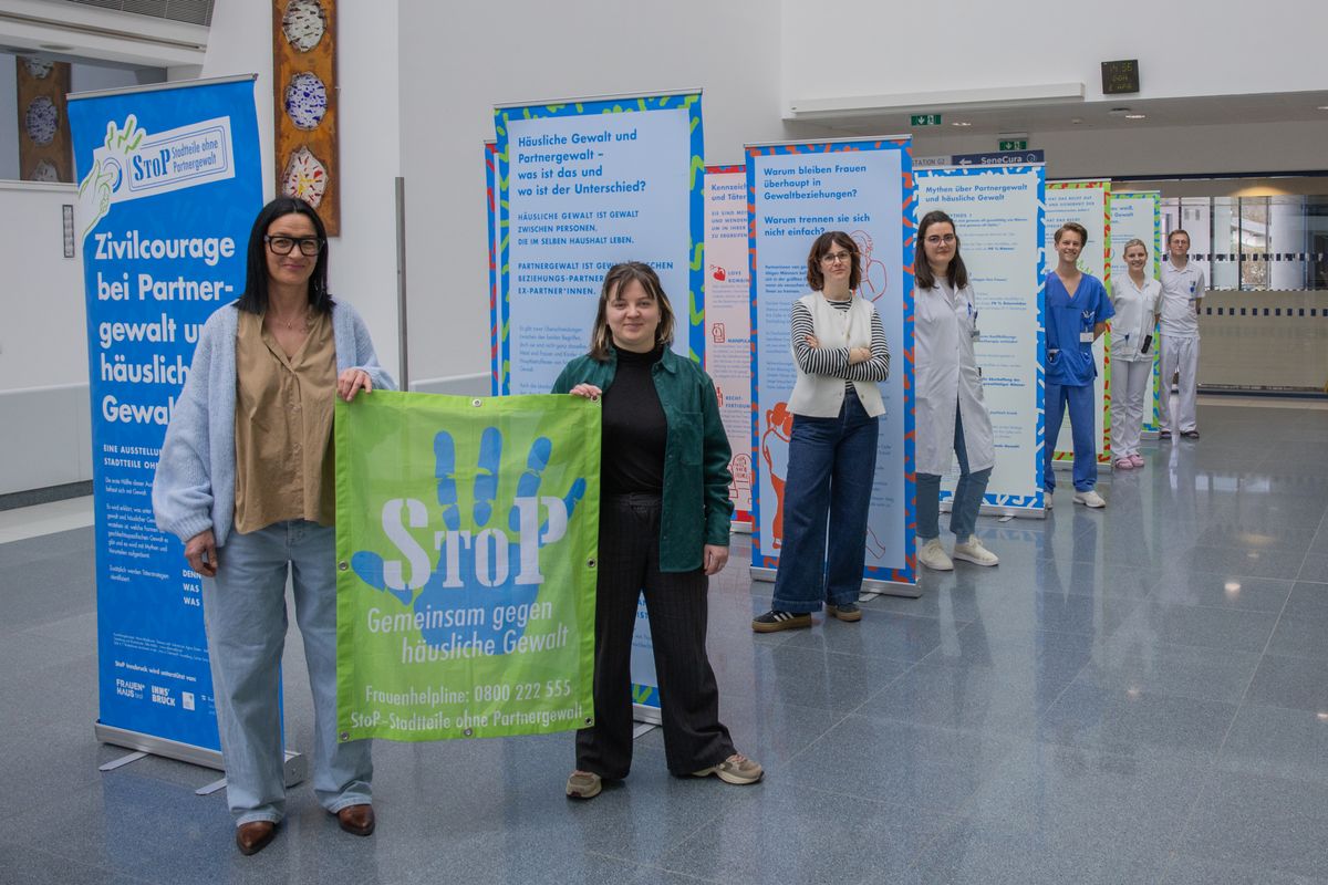 Bezirkskrankenhaus Schwaz zeigt Zivilcourage gegen Partnergewalt