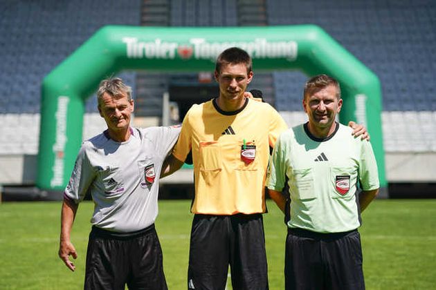 Fleißige Schiris: Walter Tschon, Johannes Tramposch und Dario Bihar (v. l.). 
