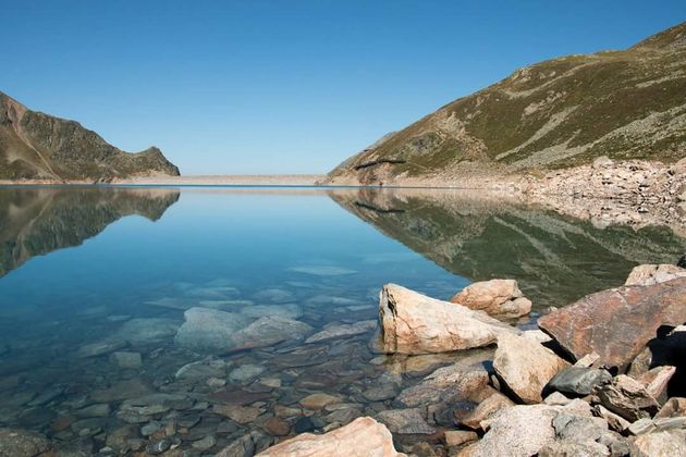 Finstertal Stausee im Kühtai.