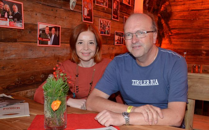 IKB-Vorstand Helmuth Müller mit Marketingleiterin Gabi Egger.