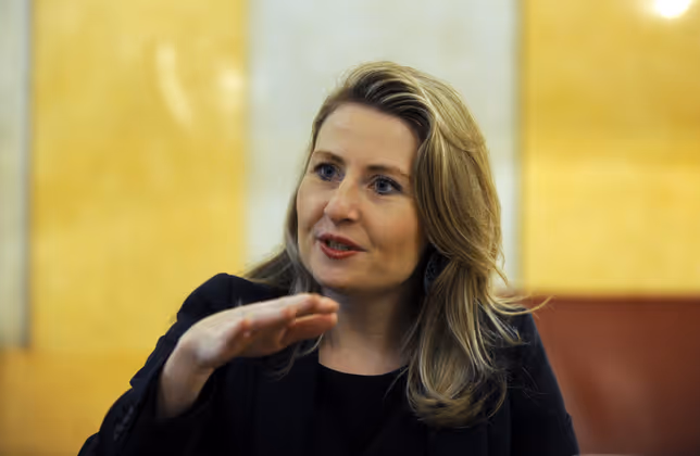 "Weil Feminismus ein ideologischer Begriff ist, der uns Frauen mehr trennt als verbindet."  Für Ministerin Susanne Raab (ÖVP) sind Frauenrechte nur ein Wort.