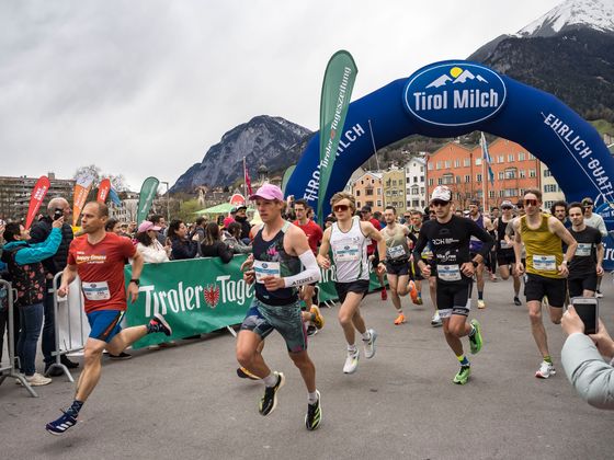 Impressionen vom Frühlingslauf in Innsbruck.