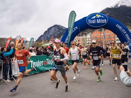 Impressionen vom Frühlingslauf in Innsbruck.