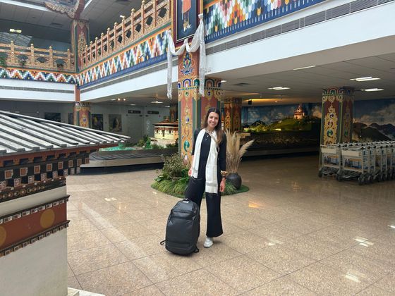 Nach einem Zwischenstopp in Bangkok gings weiter nach Bhutan.