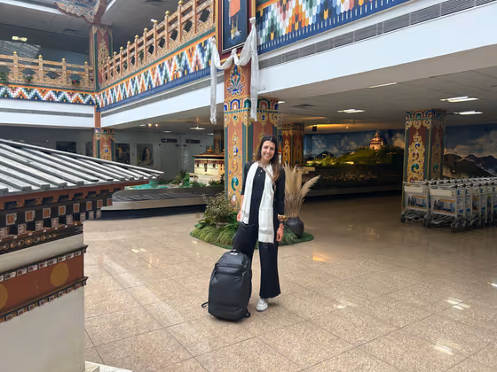 Nach einem Zwischenstopp in Bangkok gings weiter nach Bhutan.