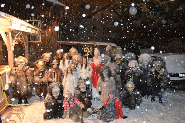 Kinderkrampusse aus Kals am Großglockner.