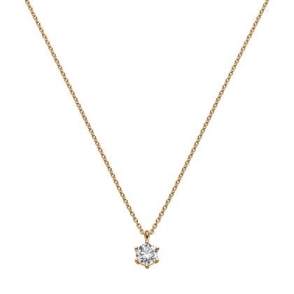 Solitäranhänger an Collier