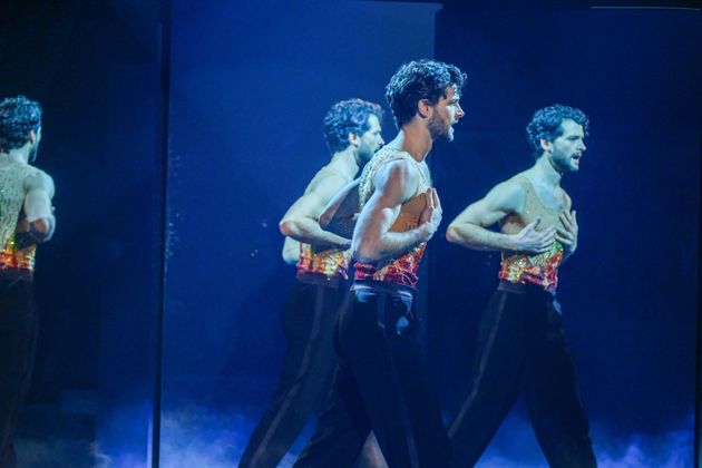 Aaron Karl während des Showtanzes. 