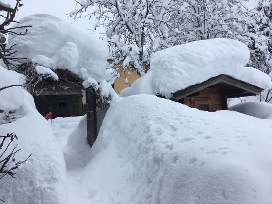 Schneemassen in Fieberbrunn.