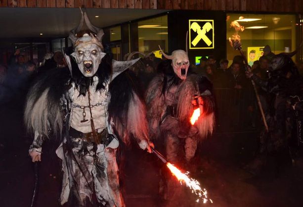 Foto von der Brauchtumsgruppe Arzler Krampus.