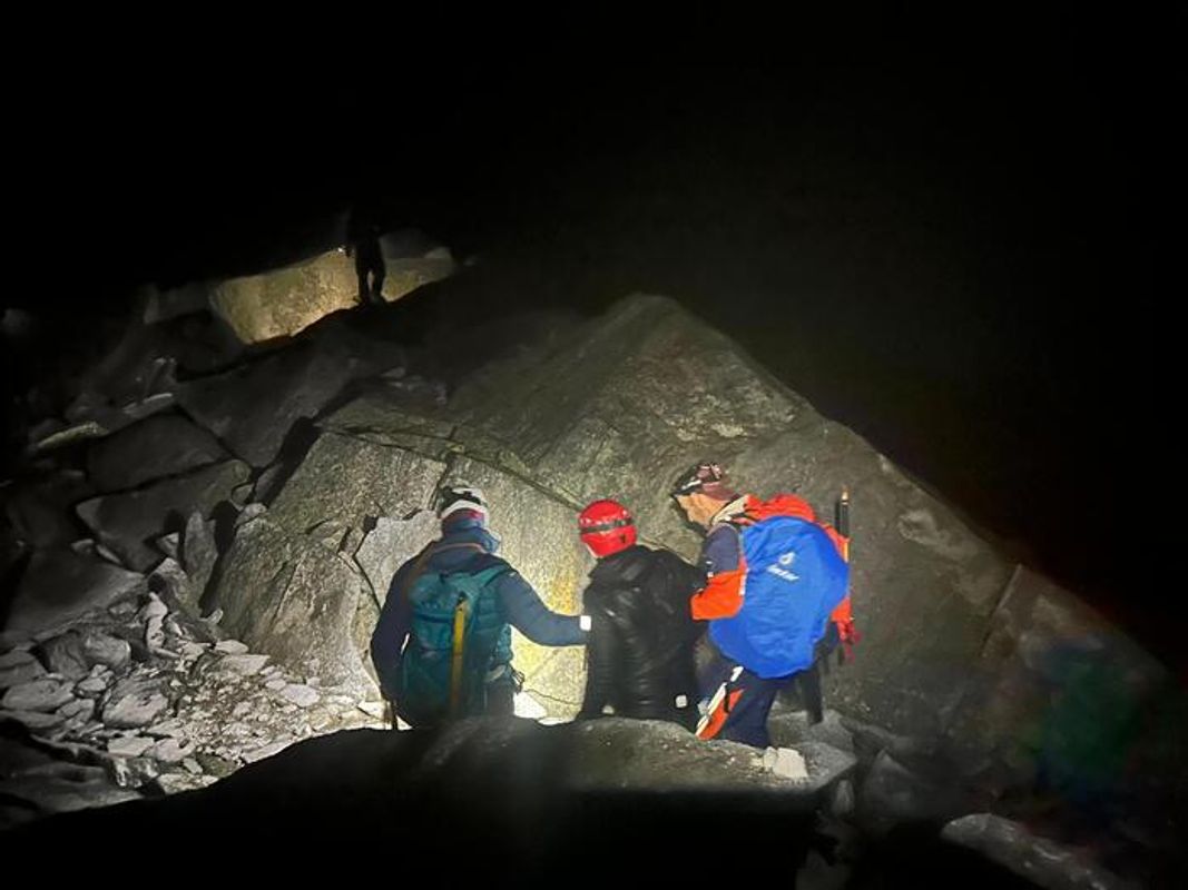 Vier verirrte Bergsteiger im Nationalpark Hohe Tauern gerettet