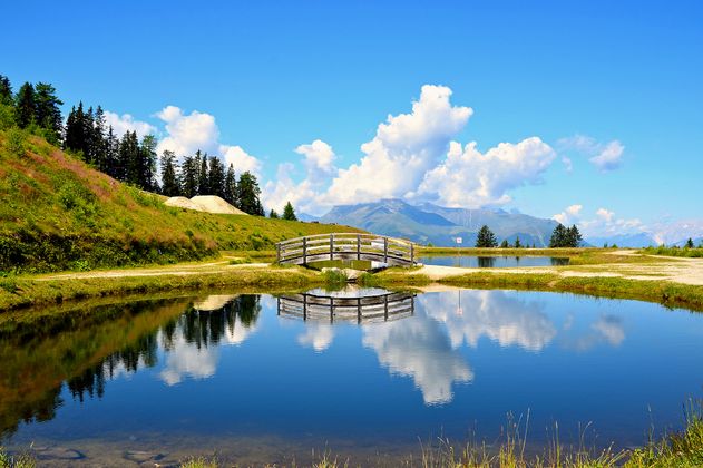 Speichersee auf der Muttereralm.
