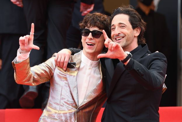 Timothee Chalamet und Adrien Brody.
