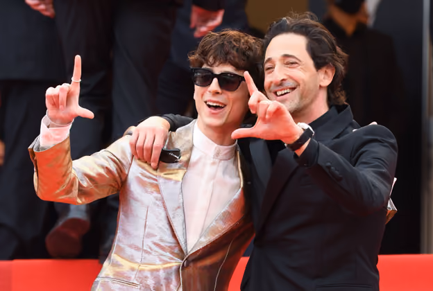 Timothee Chalamet und Adrien Brody.