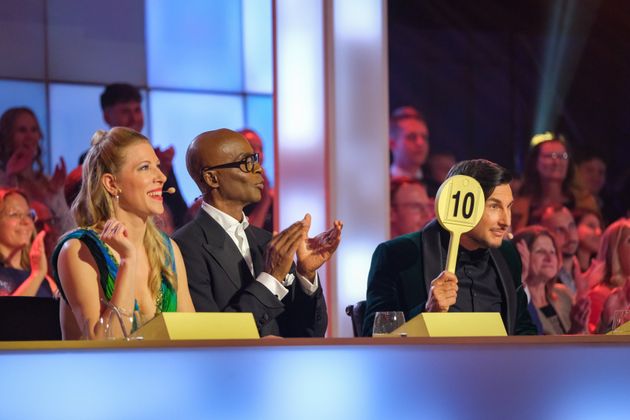 Die Jury: Maria Angelini-Santner, Bruce Darnell, Balázs Ekker.