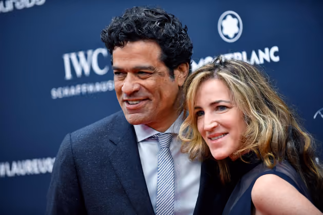 Der frühere brasilianische Fußballer Rai und seine Frau Cristina Bellissimo.