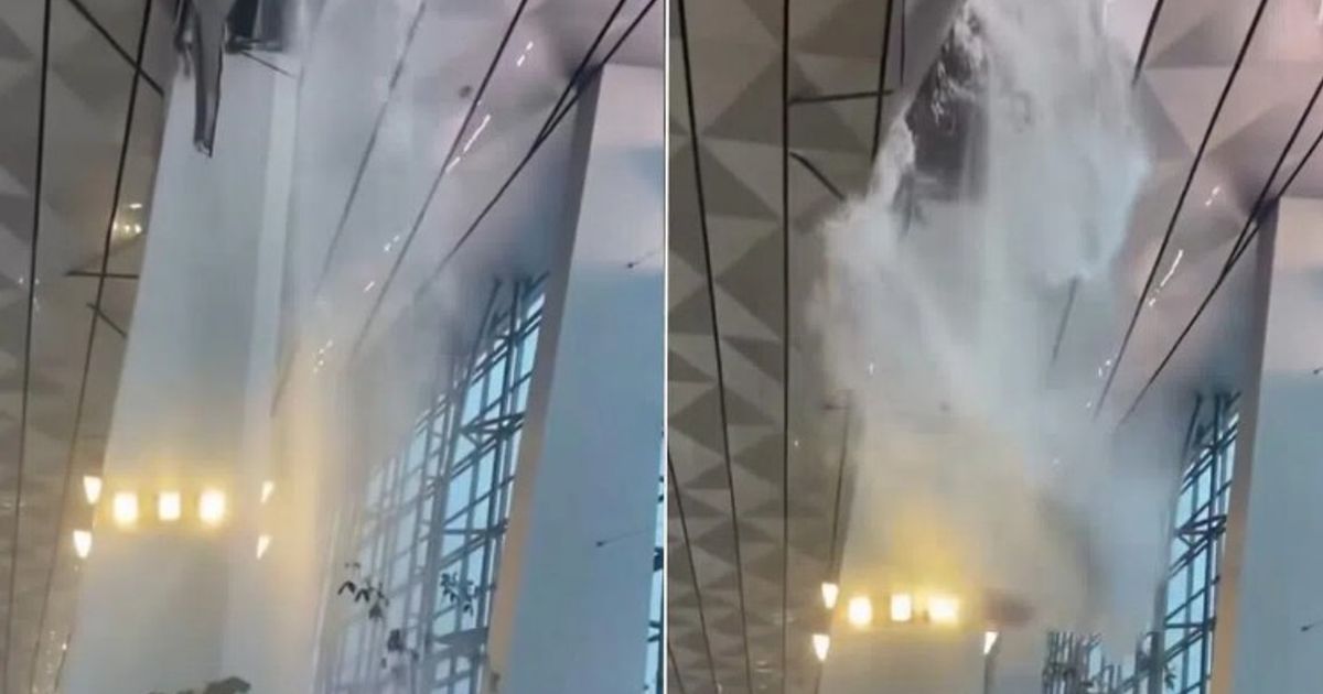 Wasserfall-im-Terminal-Regenmassen-lassen-Flughafen-Dach-einst-rzen