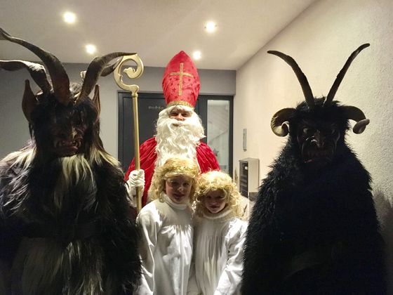 Nikolaus-Hausbesuch in Haiming-