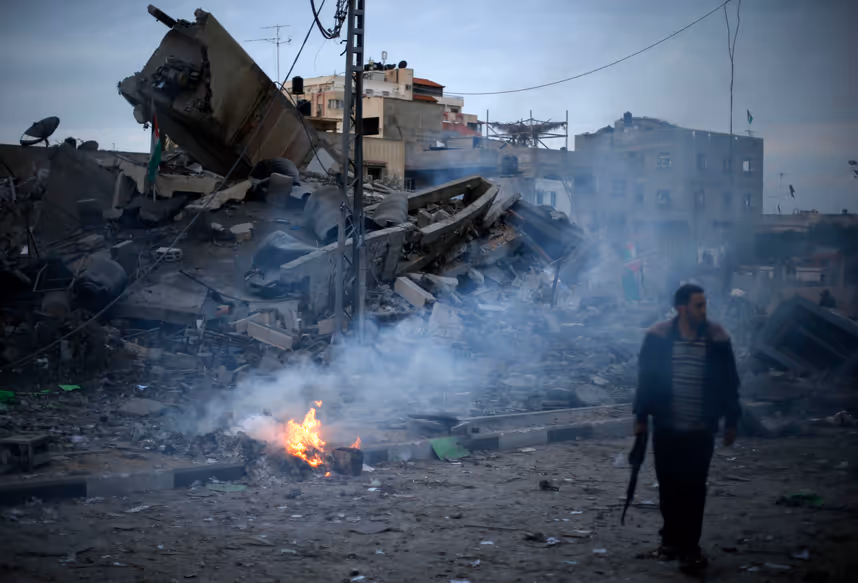 Israel bombte Sitz von Hamas-Regierung in Schutt und Asche