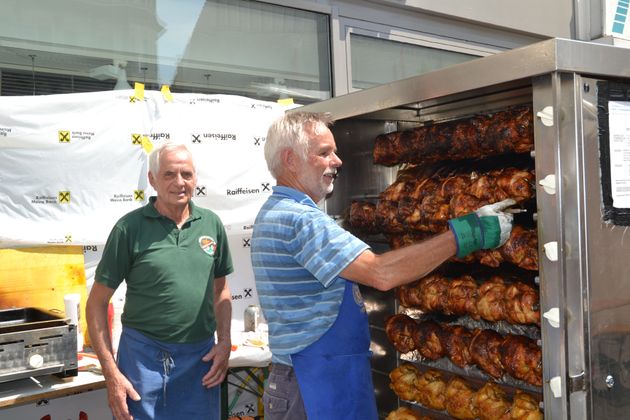 Verhungern muss am Kaiserfest niemand. Für das leibliche Wohl ist gesorgt.