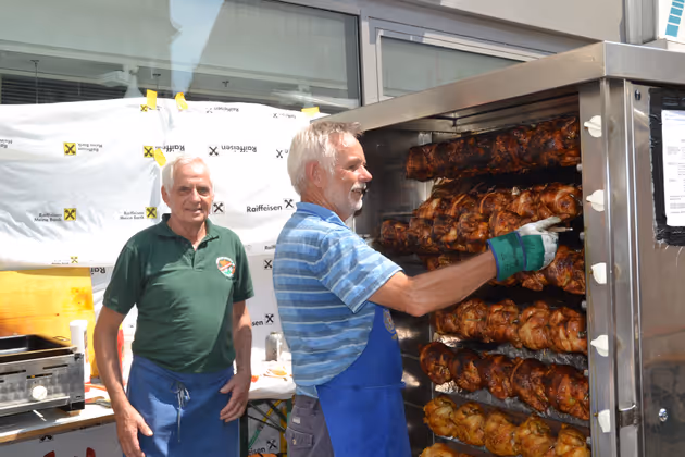 Verhungern muss am Kaiserfest niemand. Für das leibliche Wohl ist gesorgt.