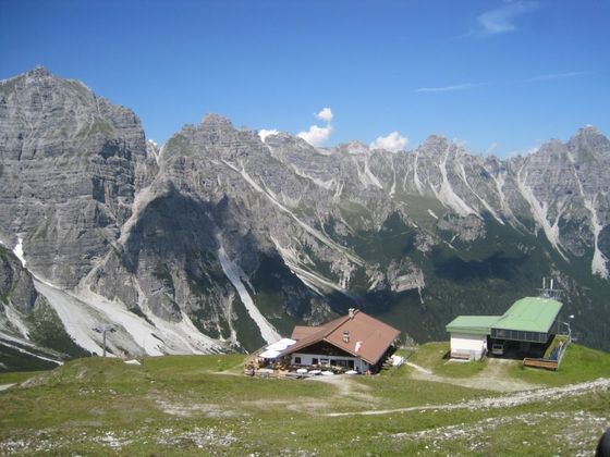Sennjochhütte im Stubaital.