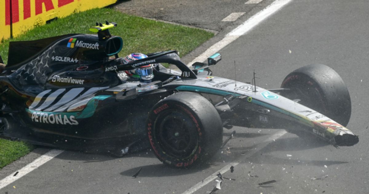 Crash-von-Antonelli-in-Melbourne-Russell-fuhr-Bestzeit