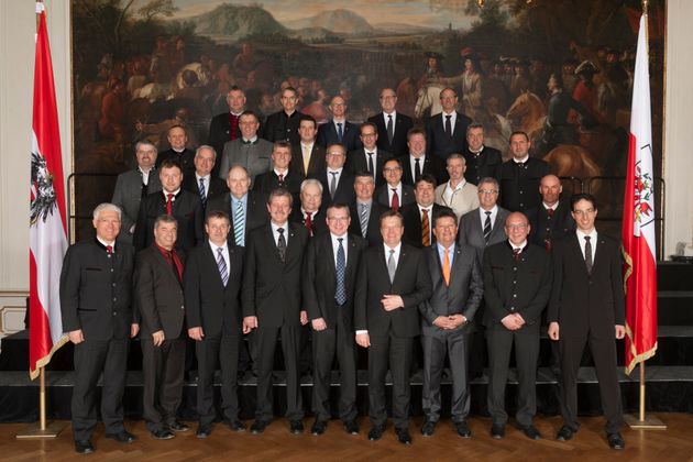 Die BürgermeisterInnen des Bezirks Landeck.