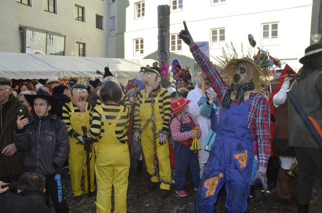 Unsinniger Donnerstag in Schwaz.