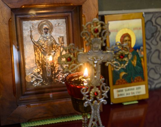 Akathistos Hymnus (Messe) in der Serbisch Orthodoxe Kirche