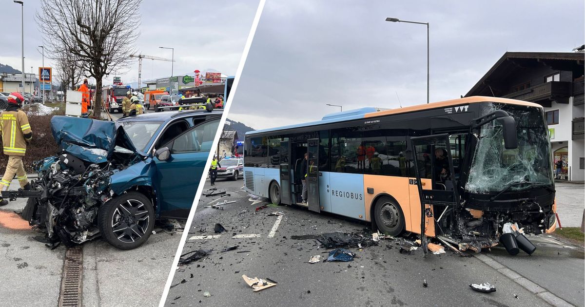 Bus-und-Auto-kollidierten-in-St-Johann-frontal-Mehrere-Personen-schwer-verletzt
