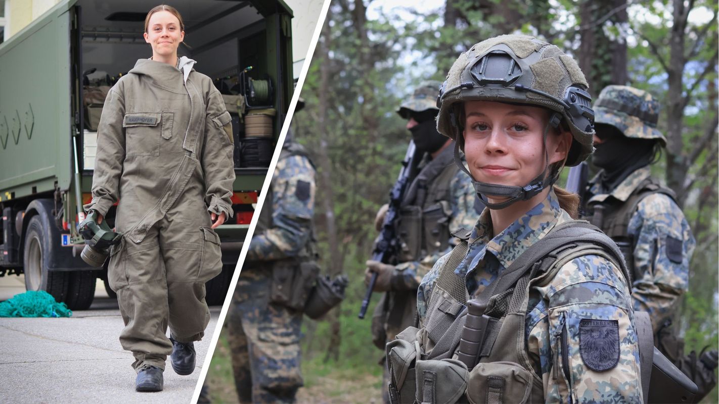 Vom Bürojob zur Frau Rekrut: Melissa macht freiwillig Grundwehrdienst in Tirol