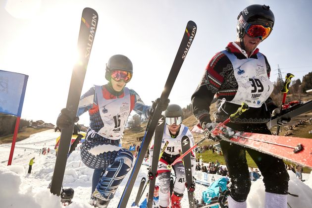 Der Weisse Rausch zieht Jahr für Jahr hunderte Skifahrer, Snowboarder und Telemarker zum Saisonende nach St. Anton am Arlberg.