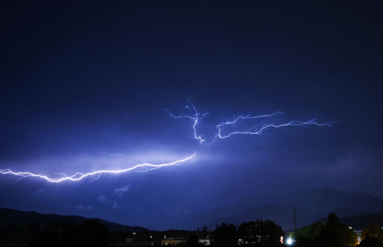 Graz war österreichischer Blitz-Hotspot 2025