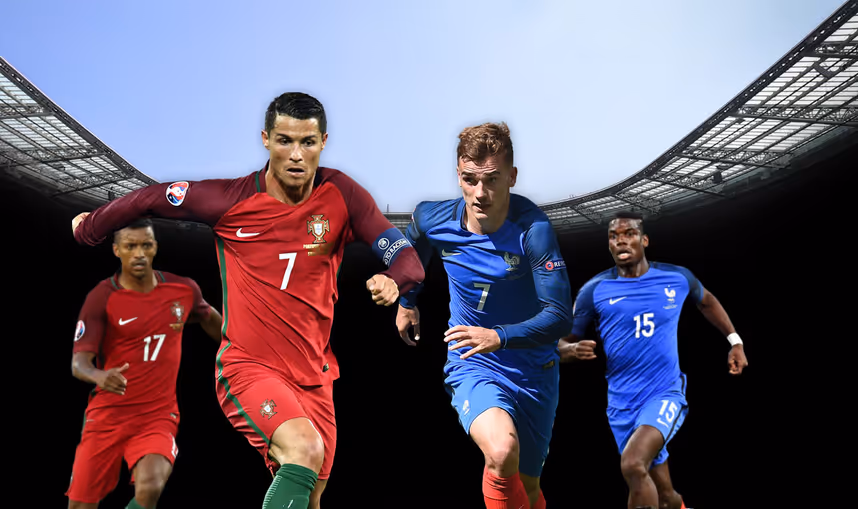 Trauma, Stars, Anpfiff: Frankreich fordert Portugal im EM-Finale