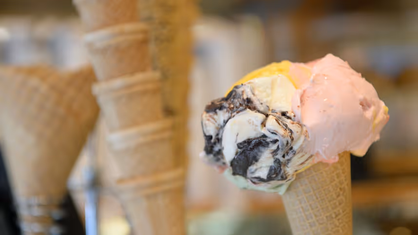 Vanille, Erdbeere und Haselnuss sind die beliebtesten Eissorten