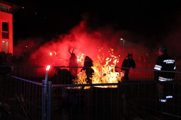 Krampuslauf in Tumpen im Ötztal.