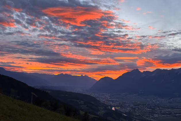Wunderschöne Abendstimmung  am Großvolderberg.