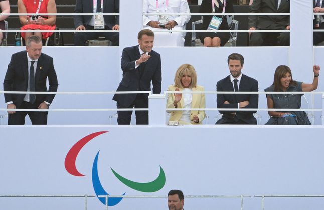 Frankreichs Präsident Emmanuel Macron empfing erneut die Sportwelt in Paris