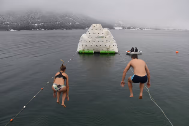 Das Wasser des Achensees war auch nicht wärmer.