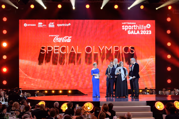  Special-Olympics-SportlerInnen des Jahres: Hans-Peter Fleck und Cornelia Zehner.