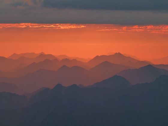 Morgenstimmung auf der Zugspitze