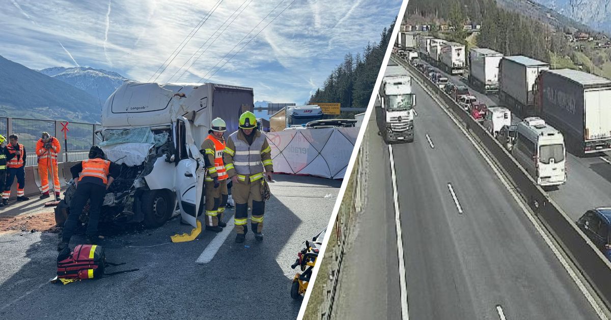 Transporter-krachte-auf-Brennerautobahn-in-Lkw-46-J-hriger-schwer-verletzt