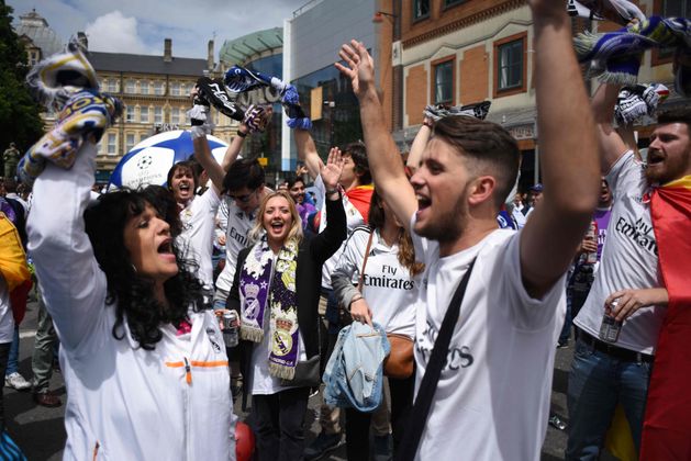 Die Stimmung in Cardiff war ausgelassen und friedlich.
