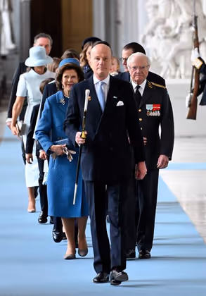 Königin Silvia von Sweden mit König Carl XVI Gustaf von Sweden.