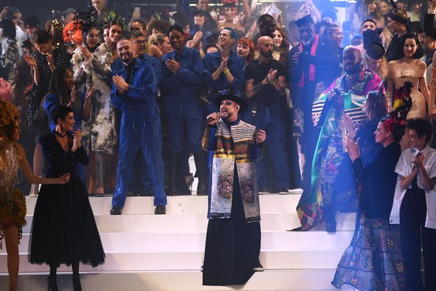 Sänger Boy George ließ sich einen Auftritt bei der Show nicht nehmen.